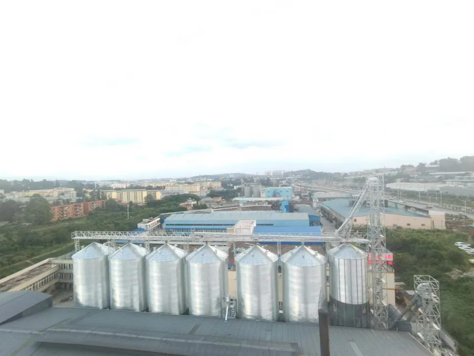 仓储项目场地与仓群鸟瞰